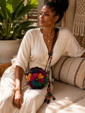 Floral Authentic African Hand Bag