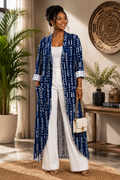 African Print Duster Kimono