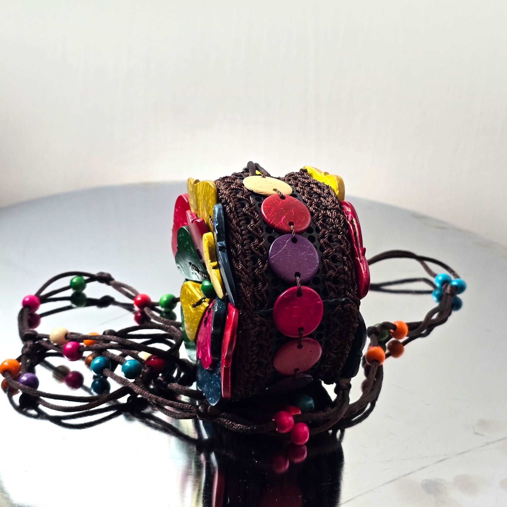Floral Authentic African Hand Bag