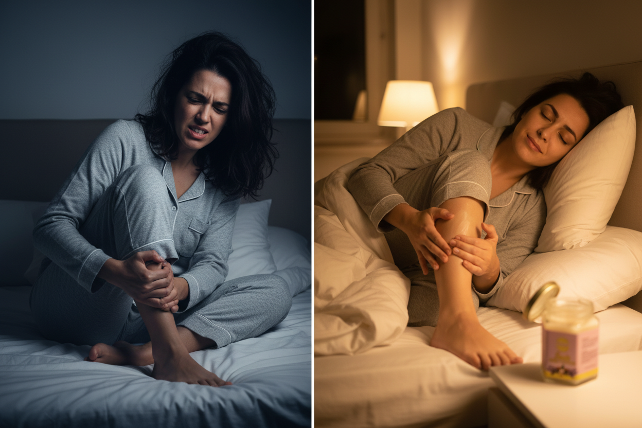 Leg Cramp Before & After