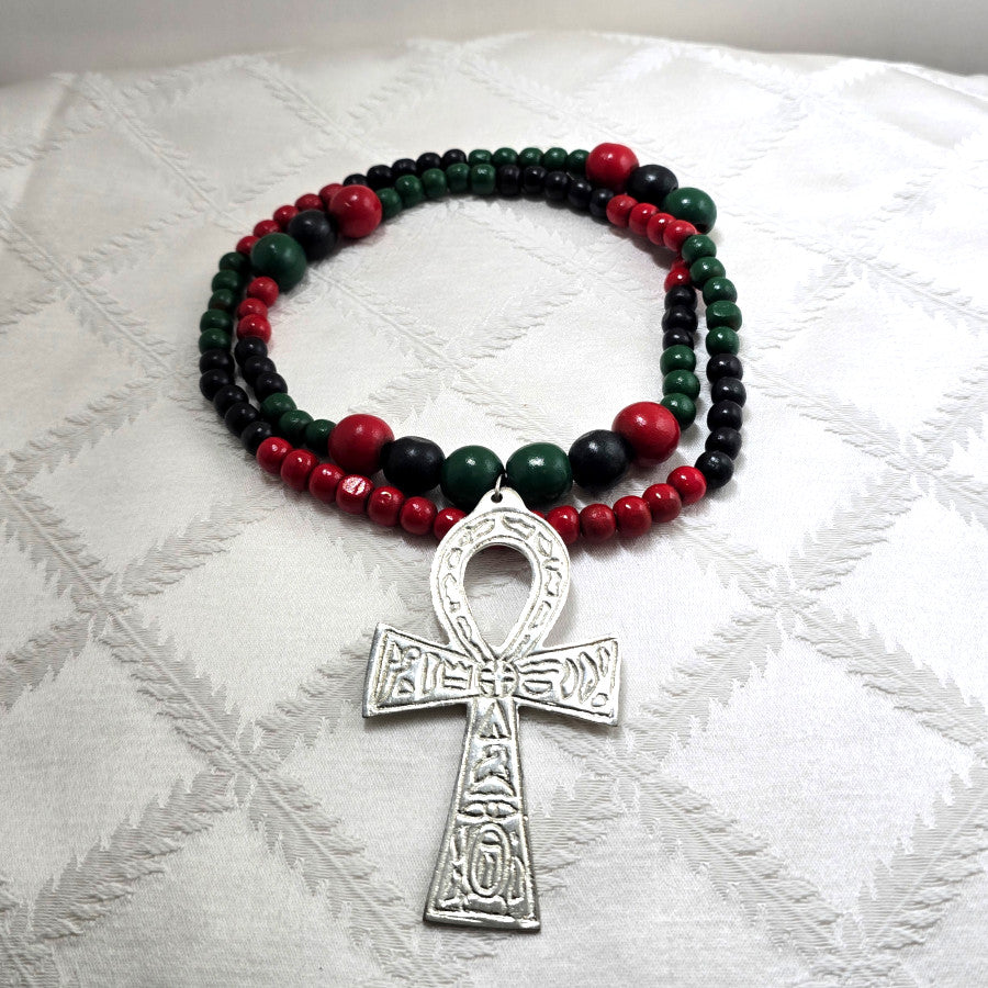 Beaded Cross Necklace