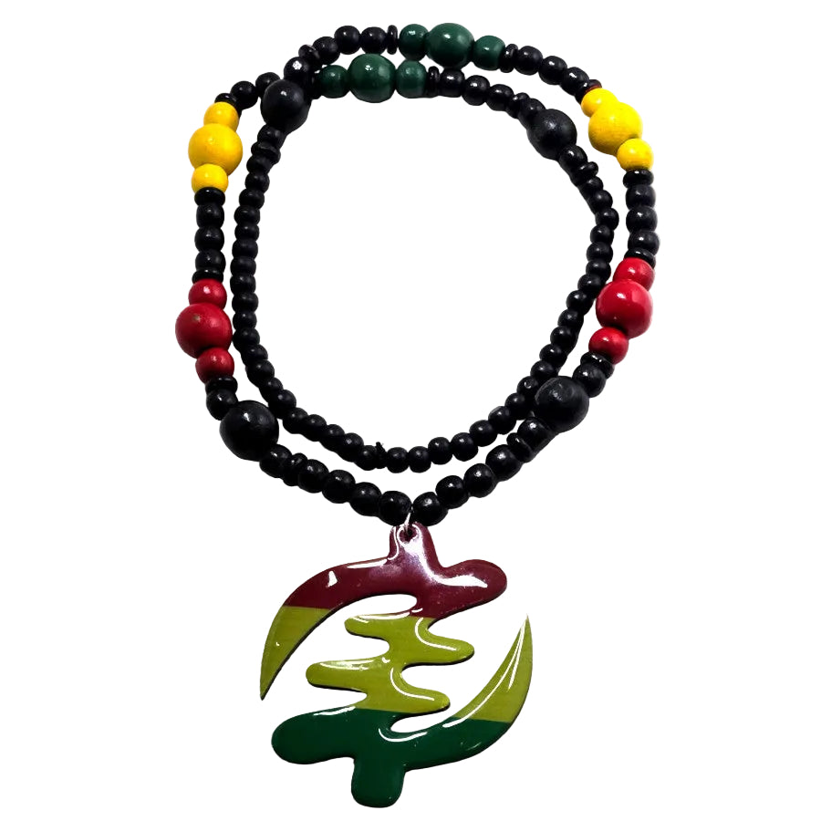 Gye Nyame Beaded Necklace